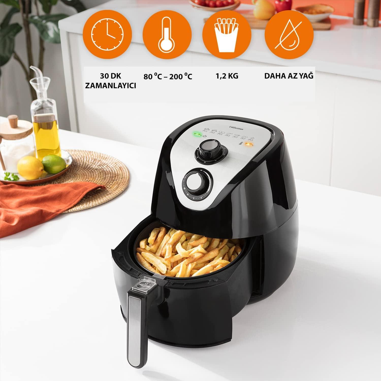 Tristar Airfryer XXL Çok Programlı Fonksiyonlu 1500 W 4,5 Lt  6994