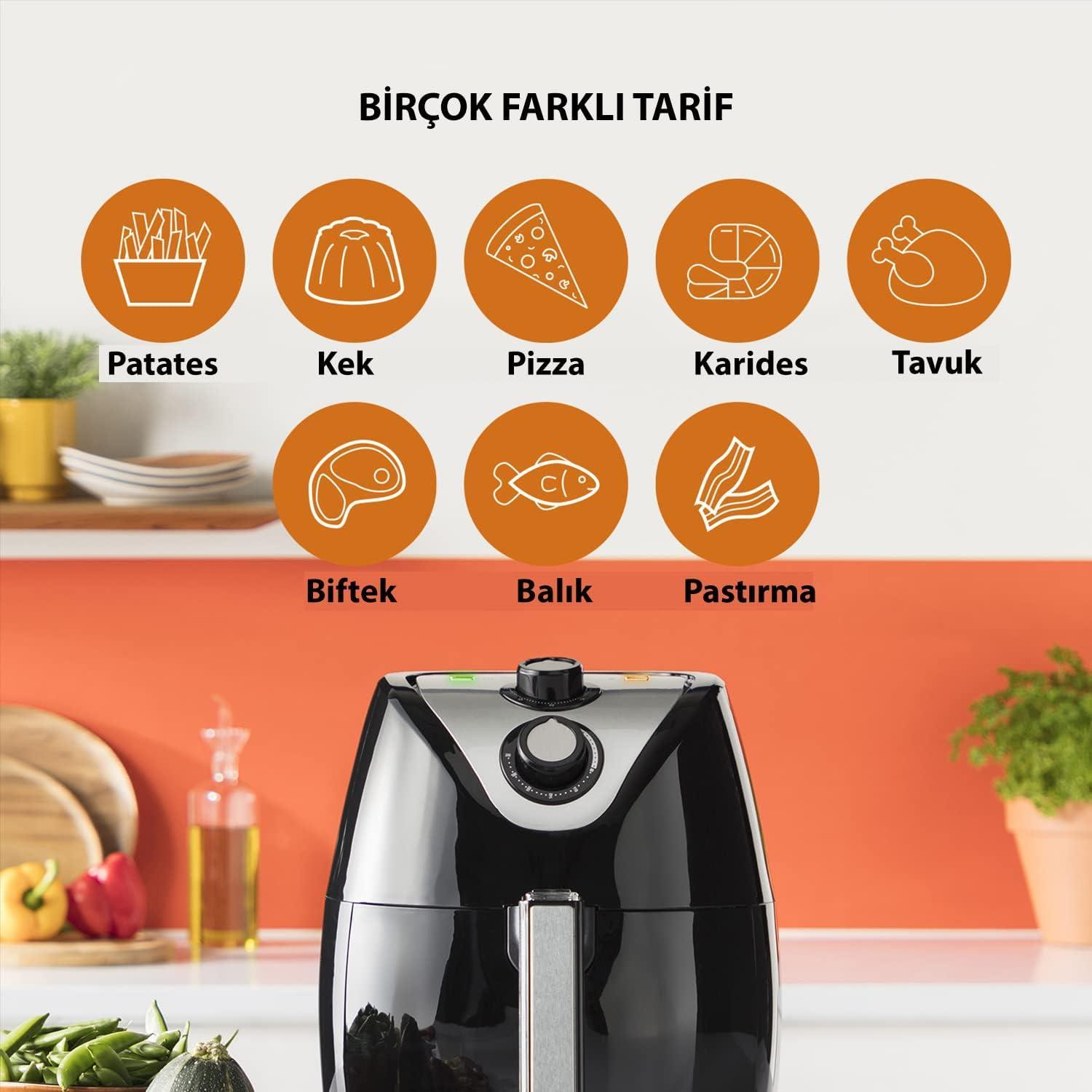 Tristar Airfryer XXL Çok Programlı Fonksiyonlu 1500 W 4,5 Lt  6994