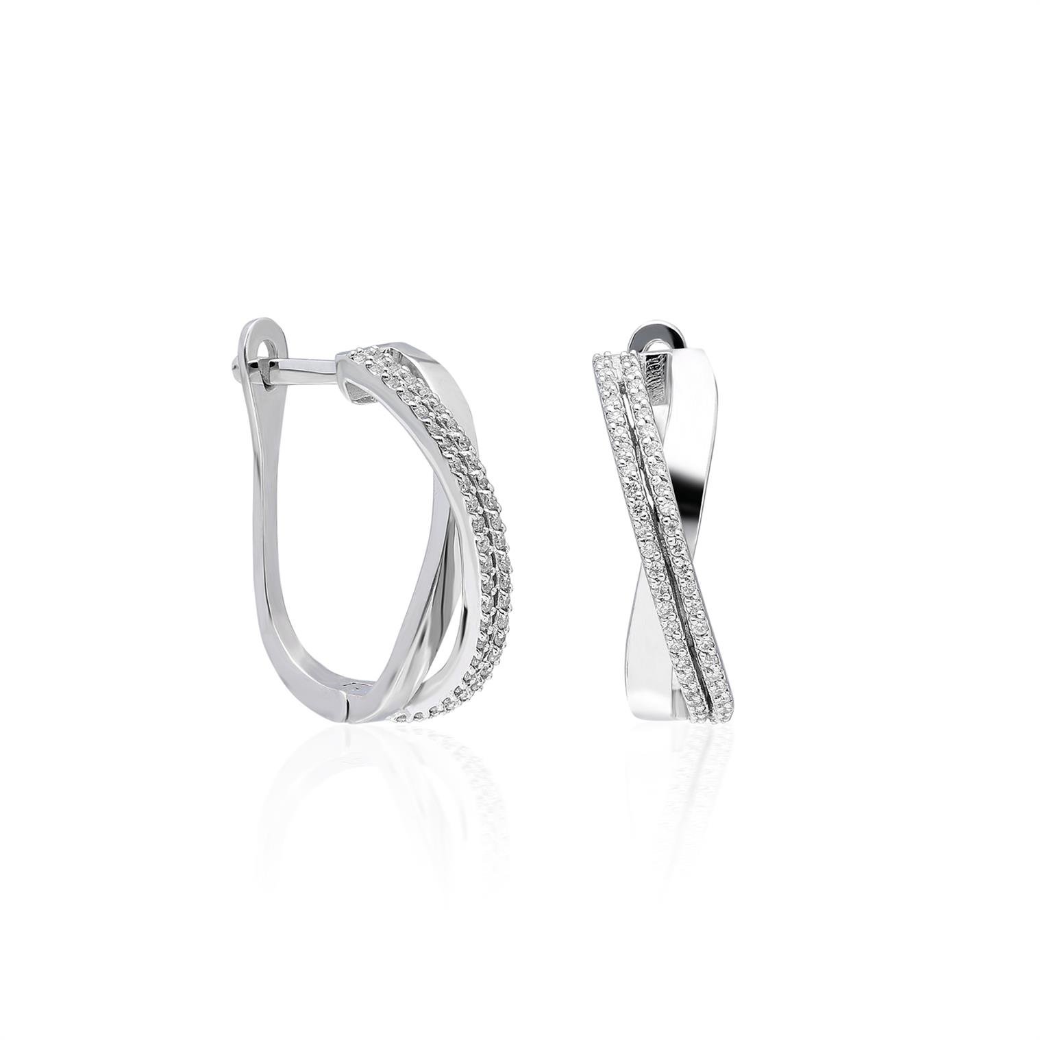 0,25 Karat Pırlanta Küpe