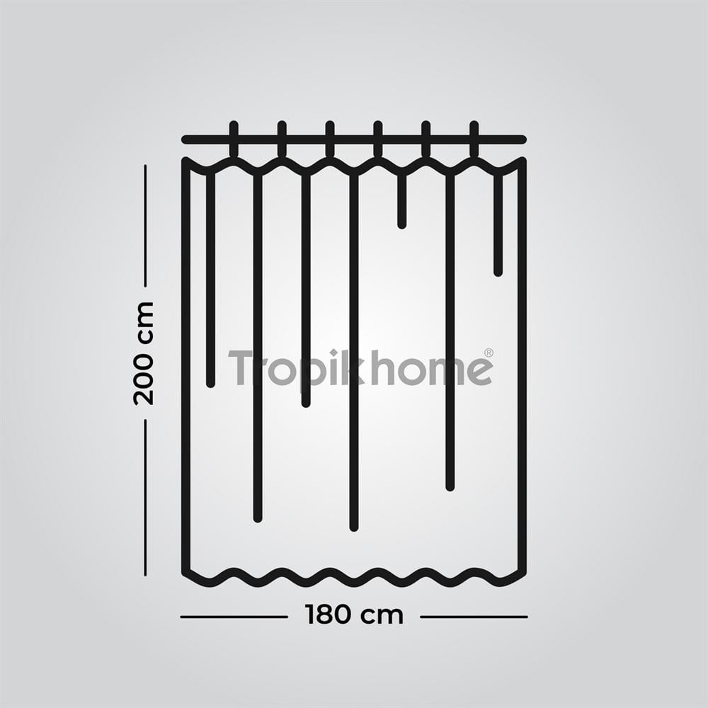 Ağaç Desen Banyo Perde+paspas Seti-kaymaz Taban Kapı Önü Paspas Seti-180x200 Cm Banyo Perdesi Seti Banyo-Paspas Seti