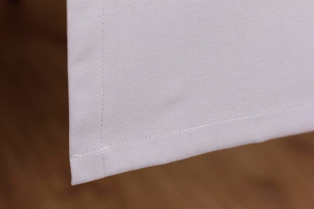 Gri runner 40x140 cm amerikan servis runner pamuklu düz renk runner