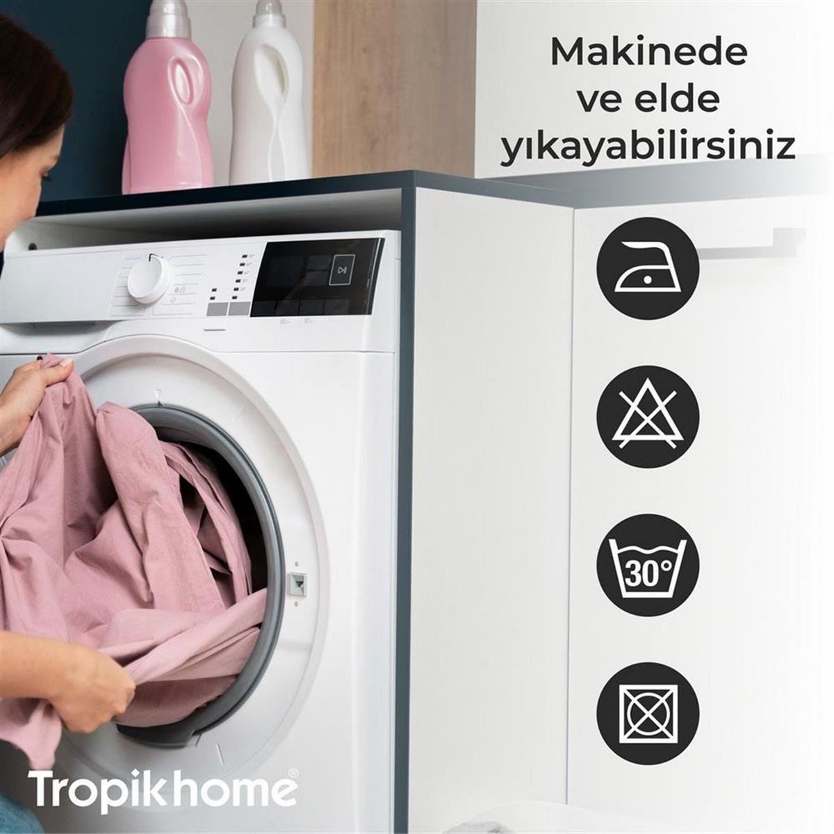 Taşlı Mavi Duş Perdesi Küf Tutmaz Polyester Kumaş Banyo  Perdesi Tek Kanat Banyo Dekorasyon Perdesi 180x200 cm