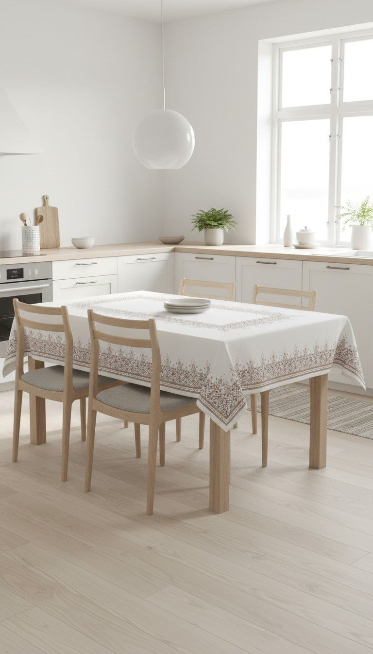 Etnik Dijital Masa Örtüsü 140x180cmSamimi bir yemek, aile içinde hoş bir akşam masanıza uyacak masa örtüleri ve runner'lar