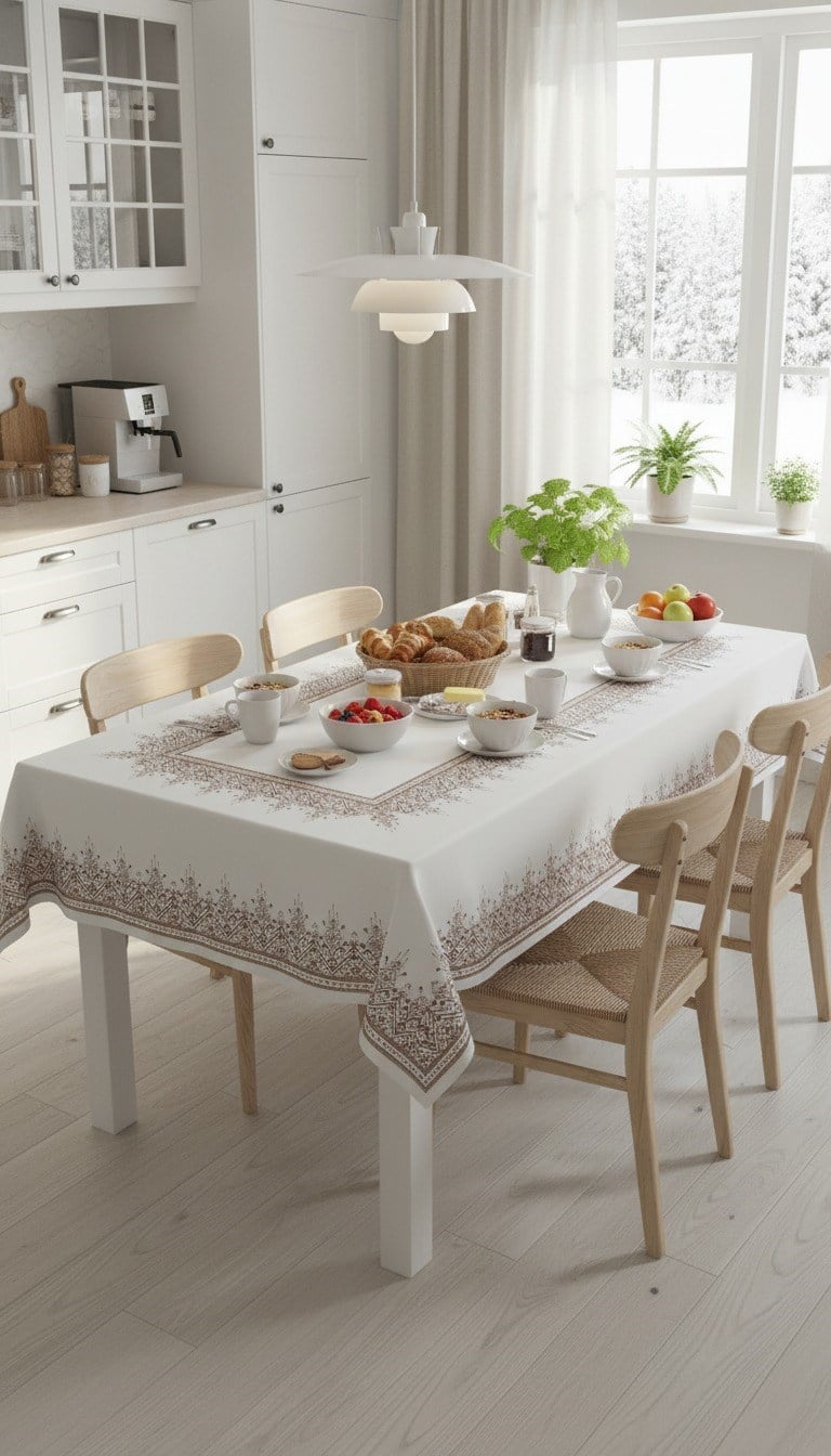 Etnik Dijital Masa Örtüsü 140x180cmSamimi bir yemek, aile içinde hoş bir akşam masanıza uyacak masa örtüleri ve runner'lar