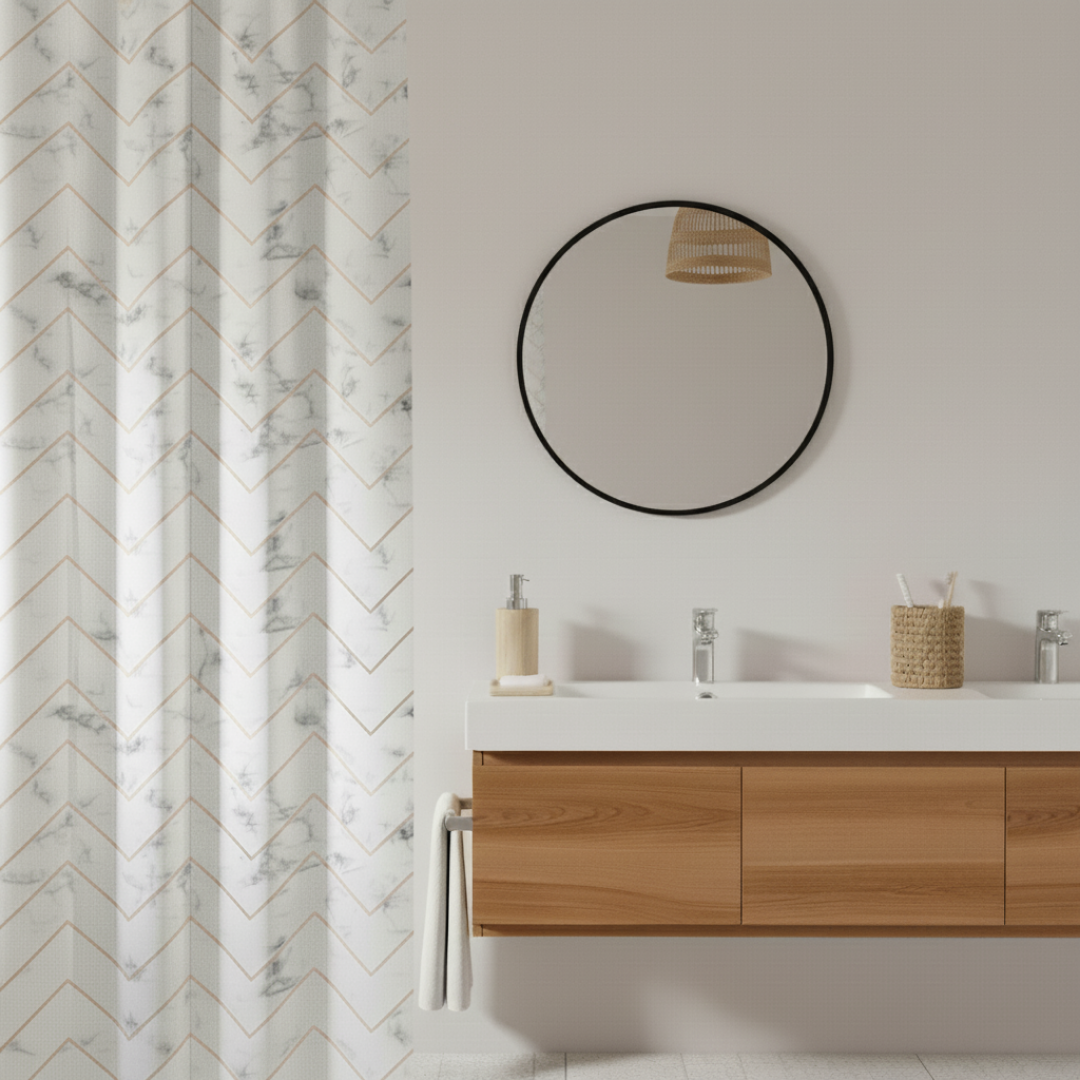 Banyo Duş Perdesi Mermer Desenli Duş Perde Su Geçirmez Banyo Perdeleri Polyester Kumaş Duş PerdesiSamimi bir yemek, aile içinde hoş bir akşam masanıza uyacak masa örtüleri ve runner'lar