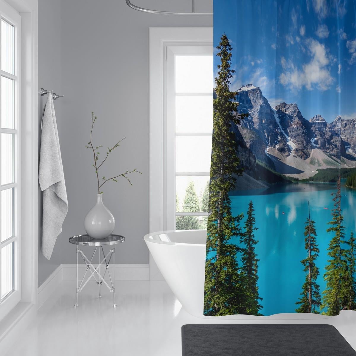 Kayalık Dağlar Desenli Banyo Perdesi 180x200 cm Dijital Baskılı Su Geçirmez C Halka Hediyeli Duş PerdesiSamimi bir yemek, aile içinde hoş bir akşam masanıza uyacak masa örtüleri ve runner'lar