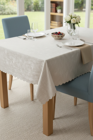 Paries 150x220 cm Dertsiz Leke Tutmaz Şık Masa ÖrtüsüSamimi bir yemek, aile içinde hoş bir akşam masanıza uyacak masa örtüleri ve runner'lar