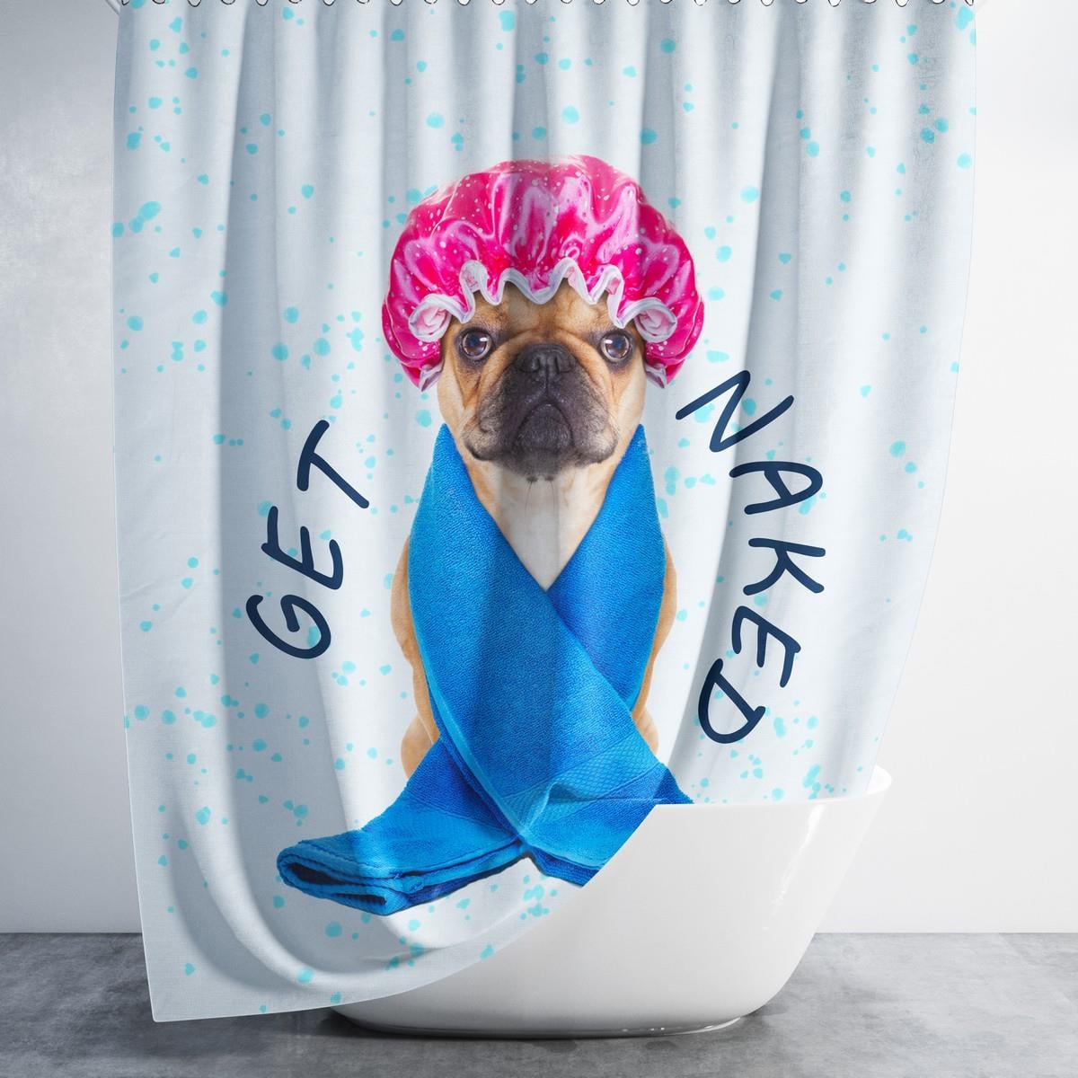 Sevimli Köpek Desenli Mavi Banyo Perdesi 180x200 cm Dijital Baskılı Su Geçirmez C Halka Hediyeli Duş PerdesiSamimi bir yemek, aile içinde hoş bir akşam masanıza uyacak masa örtüleri ve runner'lar
