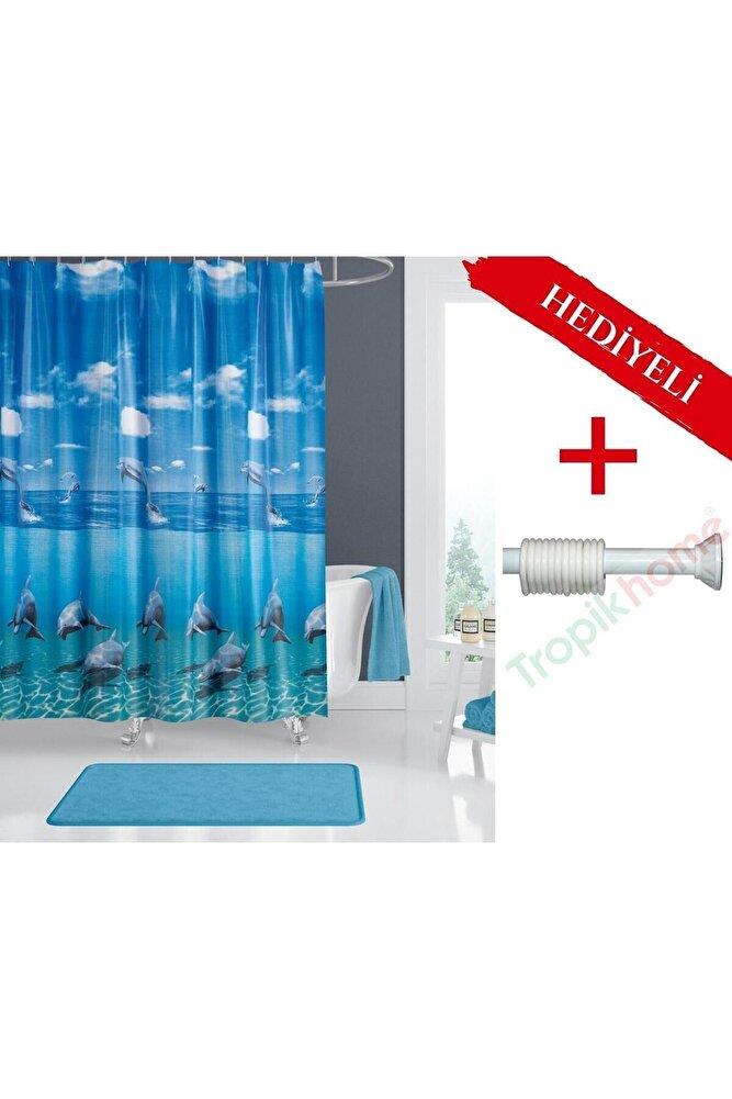Ağaçlı Banyo Perdesi Askı Hediyeli 180x200cm Tek Kanat Duş Perdesi, Renkli Banyo Duş PerdesiSamimi bir yemek, aile içinde hoş bir akşam masanıza uyacak masa örtüleri ve runner'lar