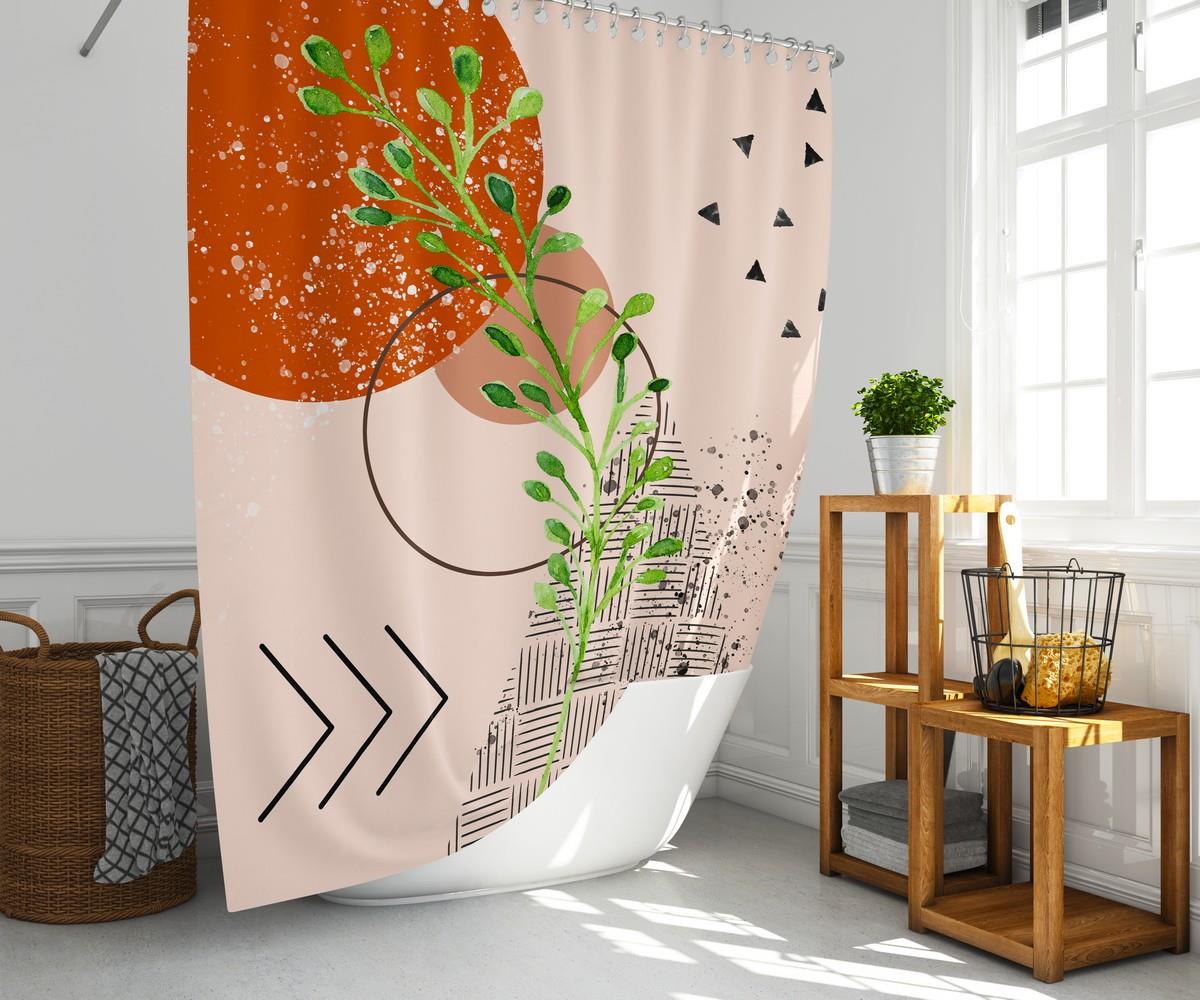 Bitki Desenli Renkli Banyo Perdesi 180x200 cm Dijital Baskılı Su Geçirmez C Halka Hediyeli Duş PerdesiSamimi bir yemek, aile içinde hoş bir akşam masanıza uyacak masa örtüleri ve runner'lar
