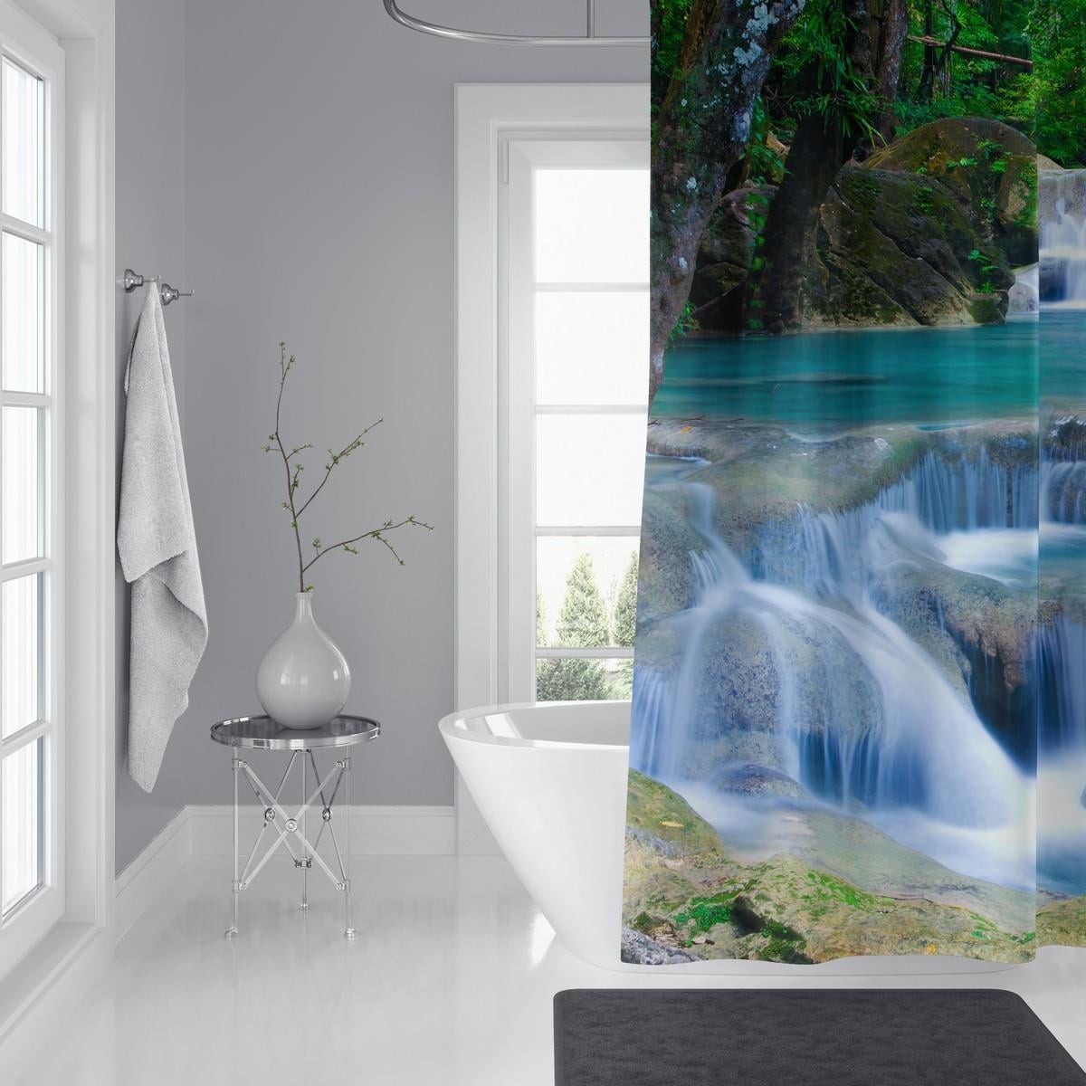 Çağlayan Desen Banyo Perdesi 180x200 cm Dijital Baskılı Su Geçirmez C Halka Hediyeli Duş PerdesiSamimi bir yemek, aile içinde hoş bir akşam masanıza uyacak masa örtüleri ve runner'lar