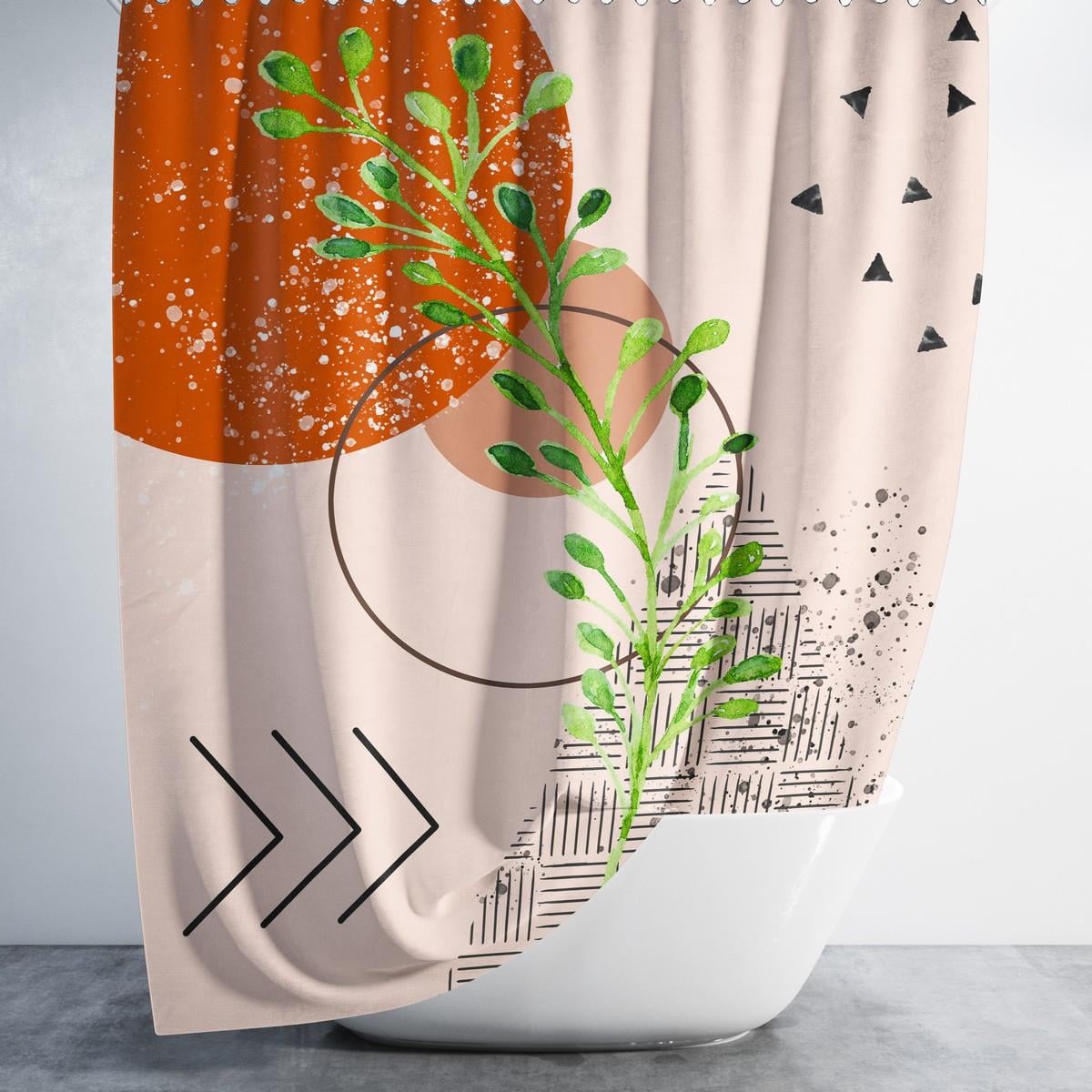 Bitki Desenli Renkli Banyo Perdesi 180x200 cm Dijital Baskılı Su Geçirmez C Halka Hediyeli Duş PerdesiSamimi bir yemek, aile içinde hoş bir akşam masanıza uyacak masa örtüleri ve runner'lar