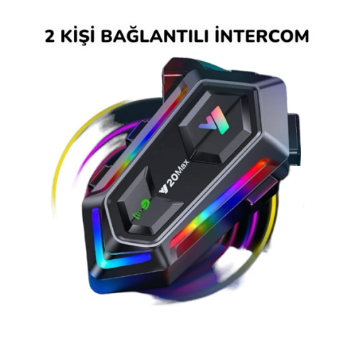 Motobir Y20 Max Bluetooth İntercom Seti