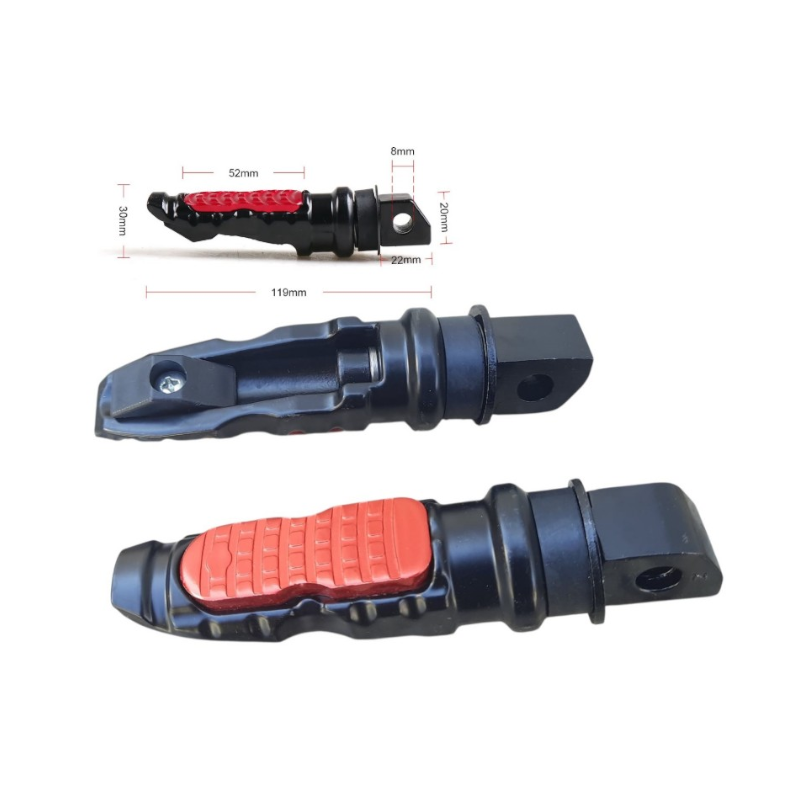 MotobirMotobir Arka Basamak Takım Alüminyum Kırmızı-Siyah UniversalSF007752
