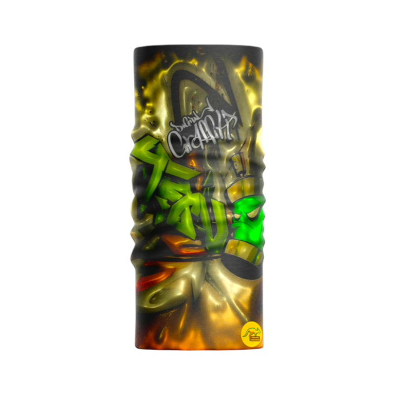 MotobirMotobir Baf-Bandana Grafiti Yeşil Sprey Bataklık DetaySF007841