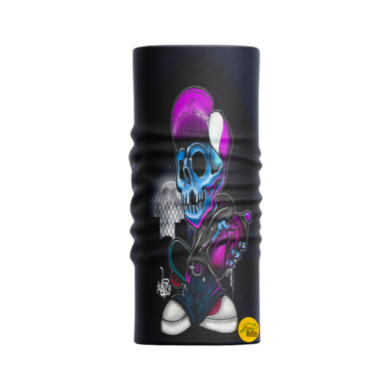 MotobirMotobir Baf-Bandana Grafiti Mor Şapkalı Rapçi Mor Sprey Kuru KafaSF007843