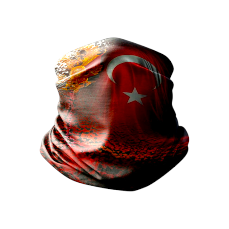 MotobirMotobir Baf-Bandana Türk Bayrak Kırmızı Lav DesenSF007865