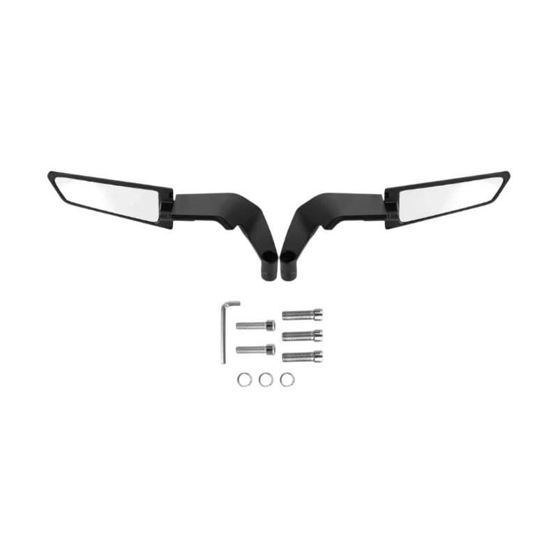 MotobirMotobir Motosiklet Katlanır H2 Yarasa Gidon Ayna Takımı Küçük Boy Universal SiyahSF009327