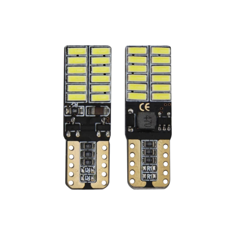 CarubCarub Park Ampulü Takım 2'li Dipsiz 24 Led Fiber Canbus T10 12V 5W BeyazSF009541
