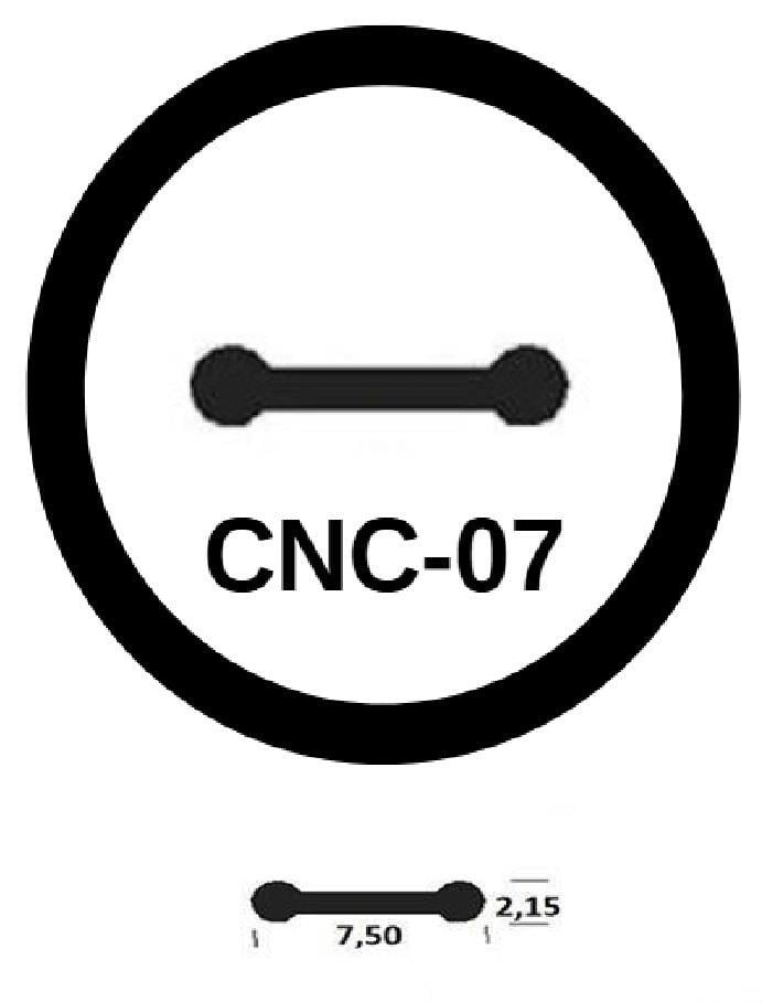 Contacall Cnc Kızak Fitili Cnc Sıyırıcı Contası 5 Metre Siyah