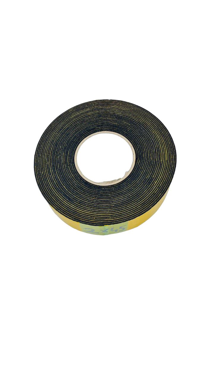 Contacall Endüstriyel EPDM (Kauçuk)  Çift Taraflı Yapışkan Bantlı Yalıtım Süngeri 2mmx45 mm 10 metre