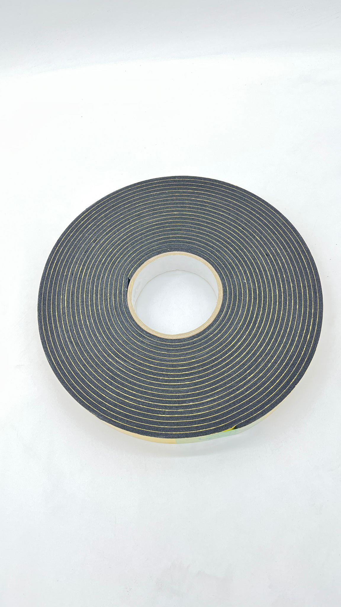 Contacall Endüstriyel EPDM (Kauçuk)  Çift Taraflı Yapışkan Bantlı Yalıtım Süngeri 4mmx30 mm 10 metre