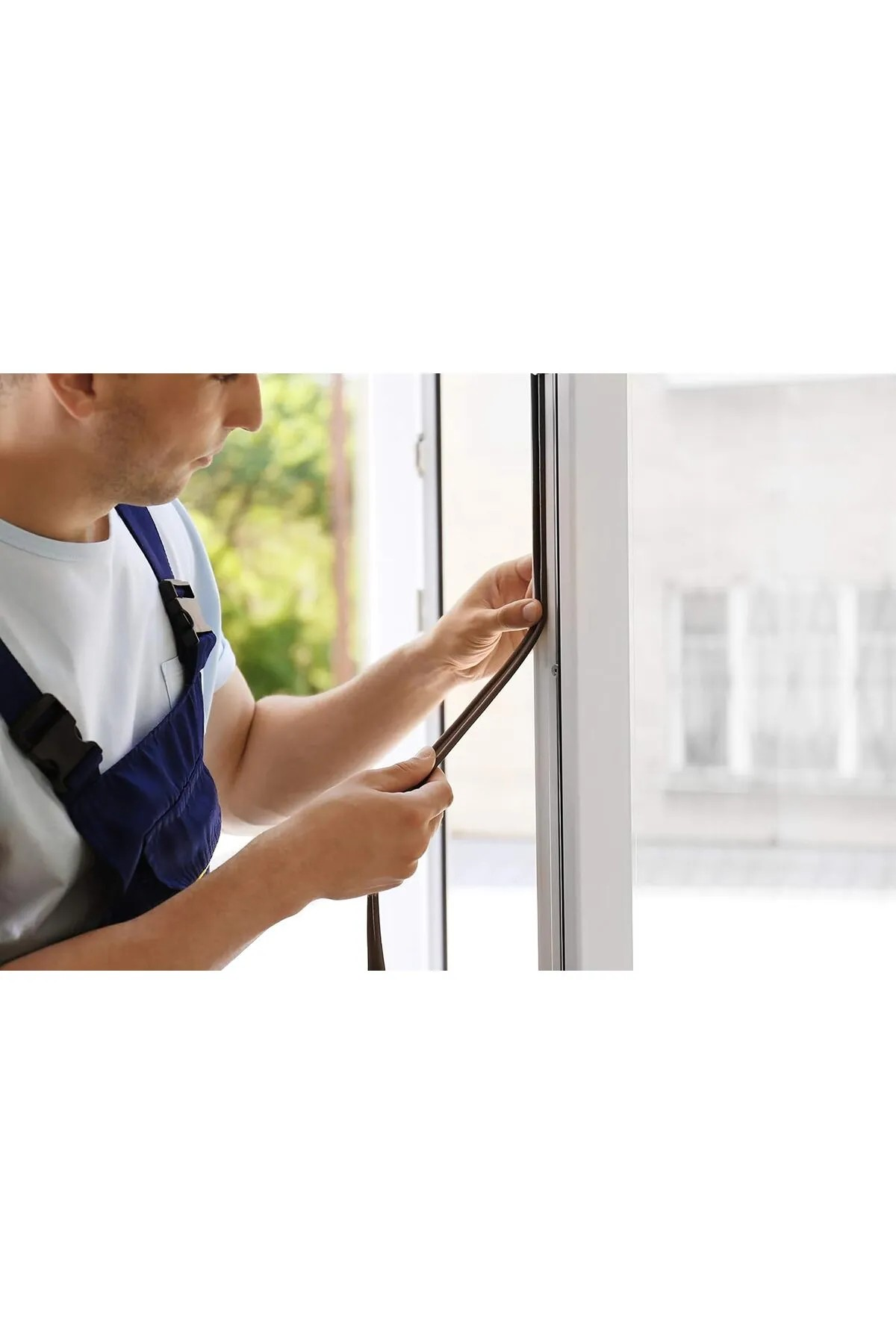 Pimapen Değiştirme Contası Pvc Pencere Fitili Gri Renk 25 Metre Bütün Markalara Uyumlu