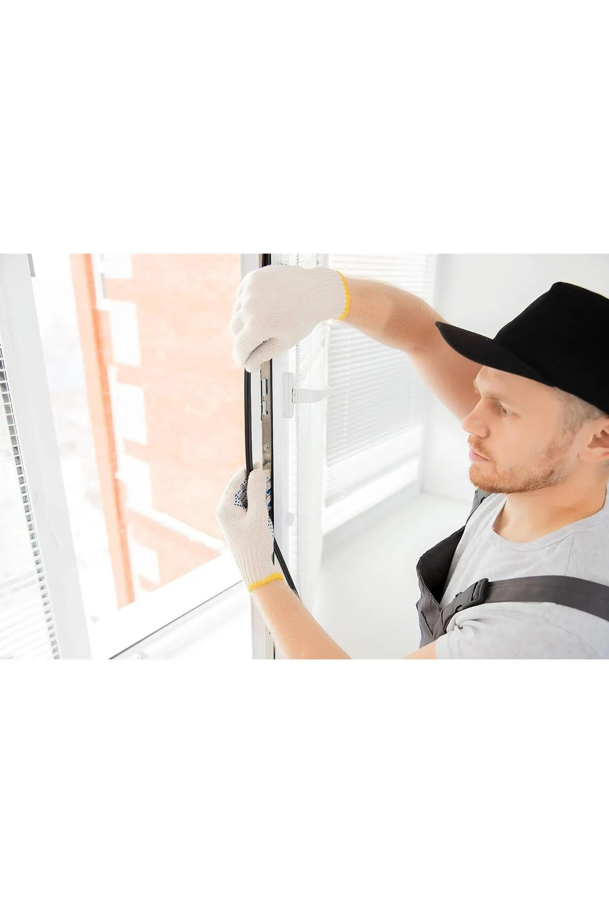 Pimapen Değiştirme Contası Pvc Pencere Fitili Gri Renk 25 Metre Bütün Markalara Uyumlu