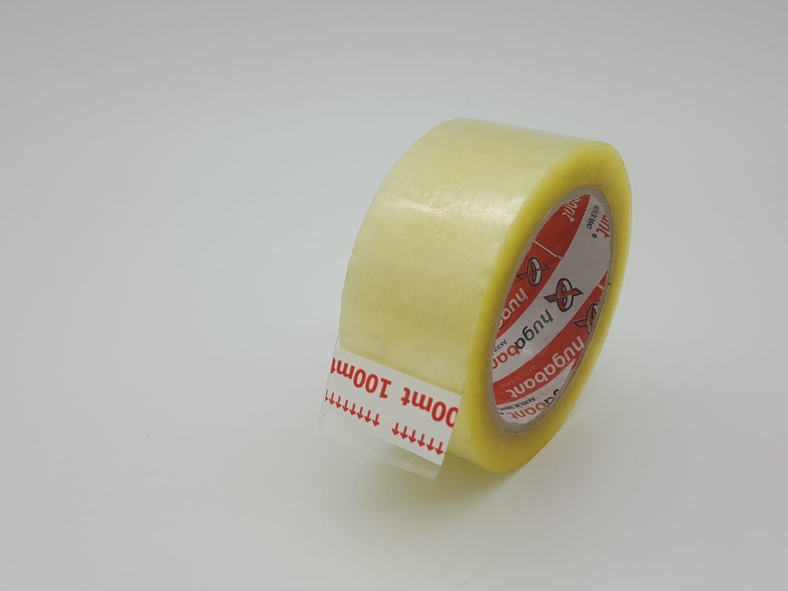 Şeffaf Koli Bantı Akrilik 100 Metre 45mm 38 Mikron