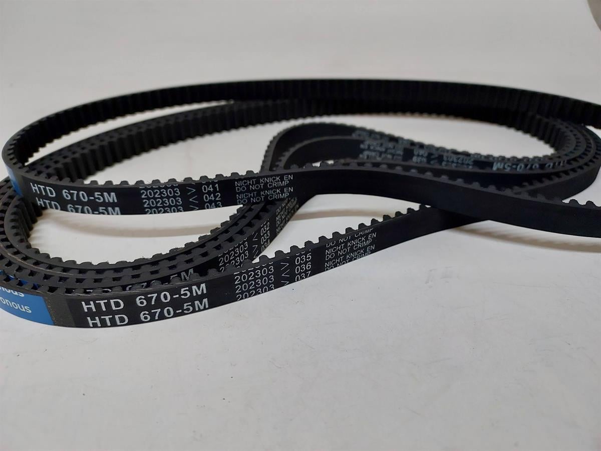 HTD5M 670 10MM KAUÇUK ZAMAN KAYIŞ