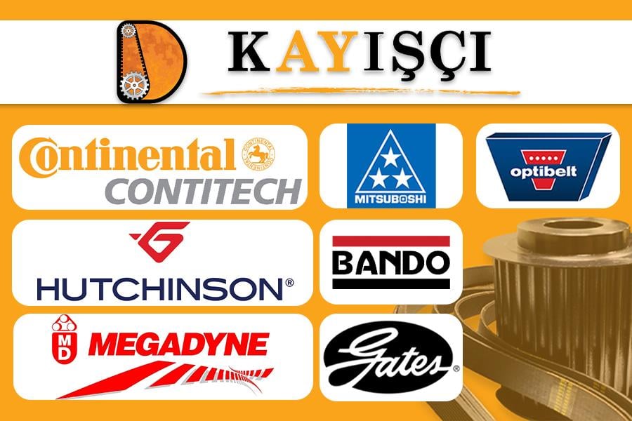 HTD8M 1200 16MM Kauçuk Zaman Kayış