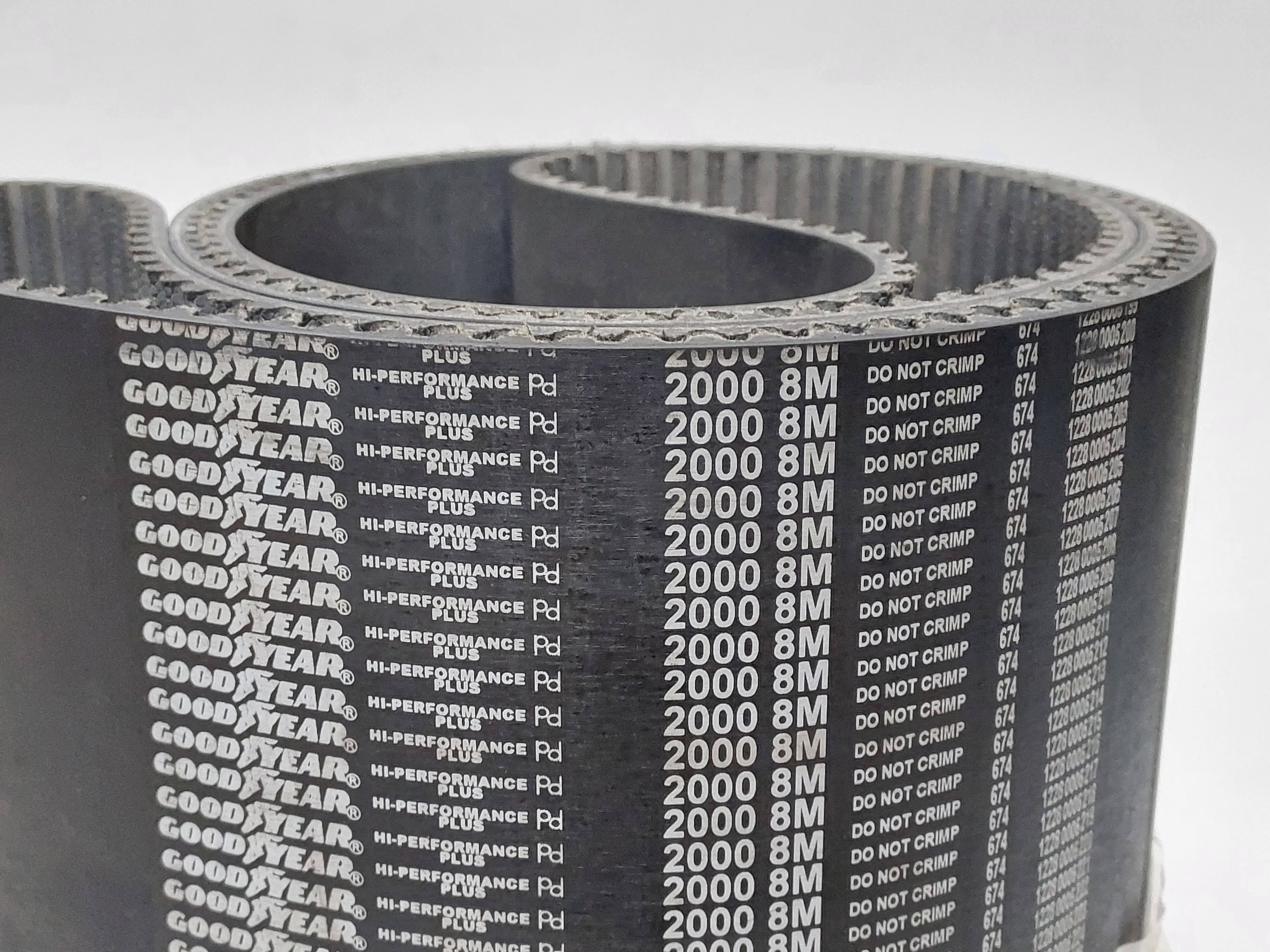 HTD8M 2000 Goodyear Kauçuk Zaman Kayış