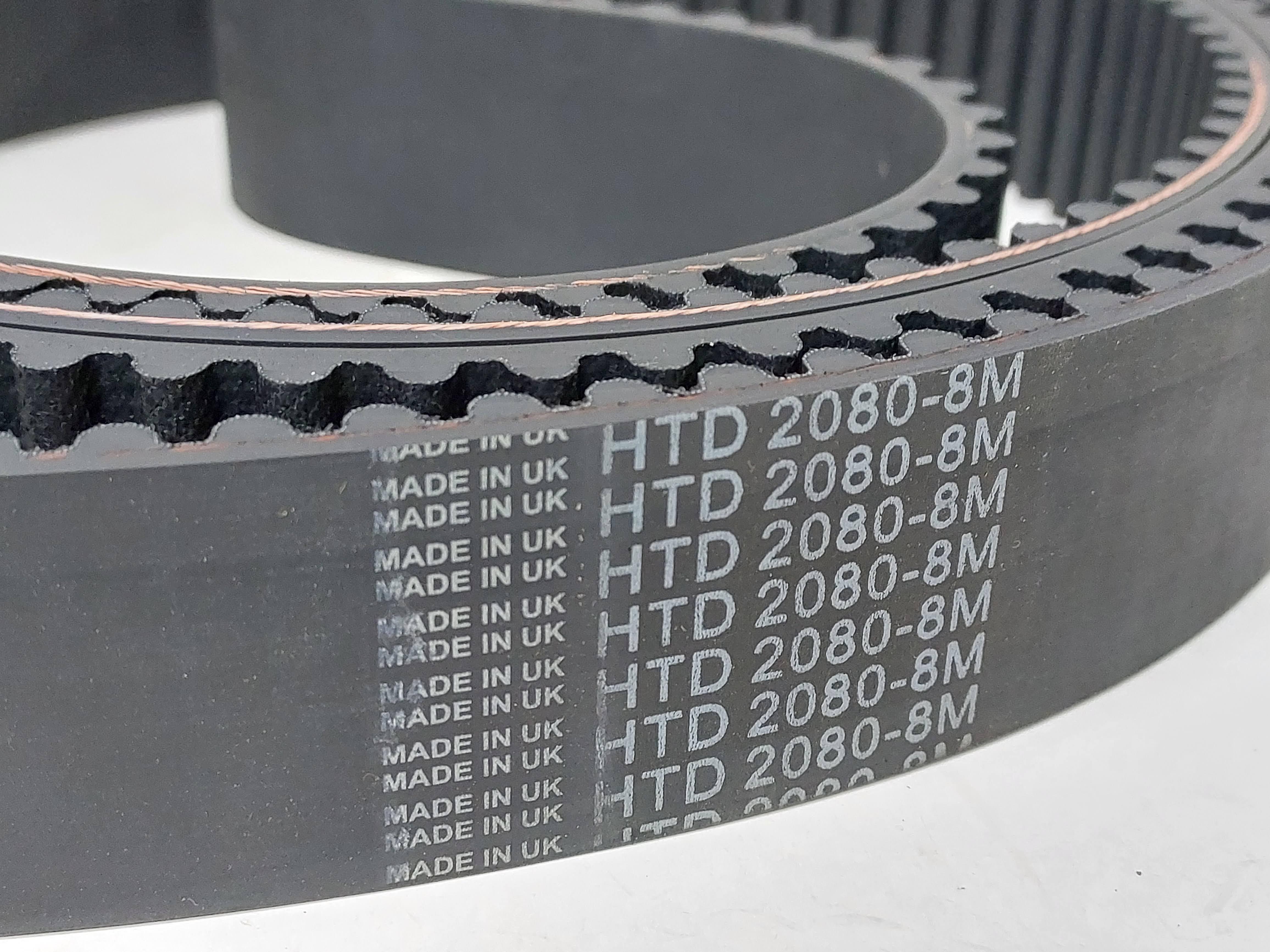 HTD8M 2080 34MM Kauçuk Zaman Kayış