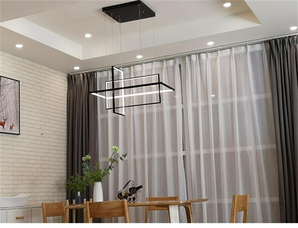 3-DİKDÖRTGEN LED LAMBA,SARKIT AVİZE,MODERN AYDINLATMA,DEKORATİF IŞIK