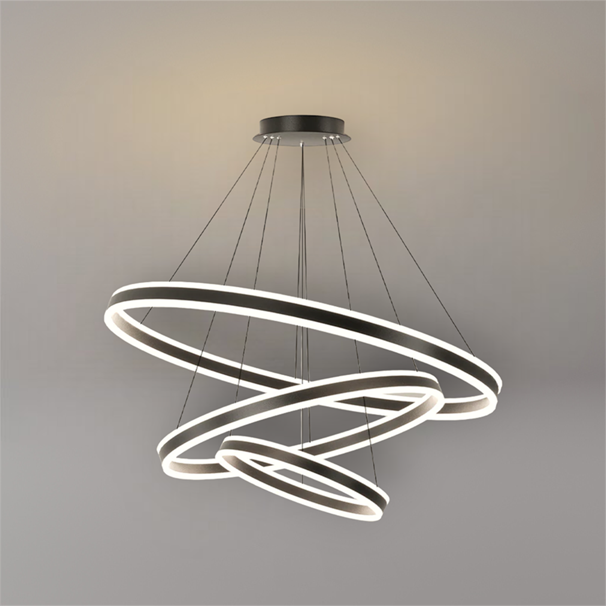 3XÇEMBER LED LAMBA,YUVARLAK SARKIT AVİZE,MODERN AYDINLATMA,DEKORATİF IŞIK