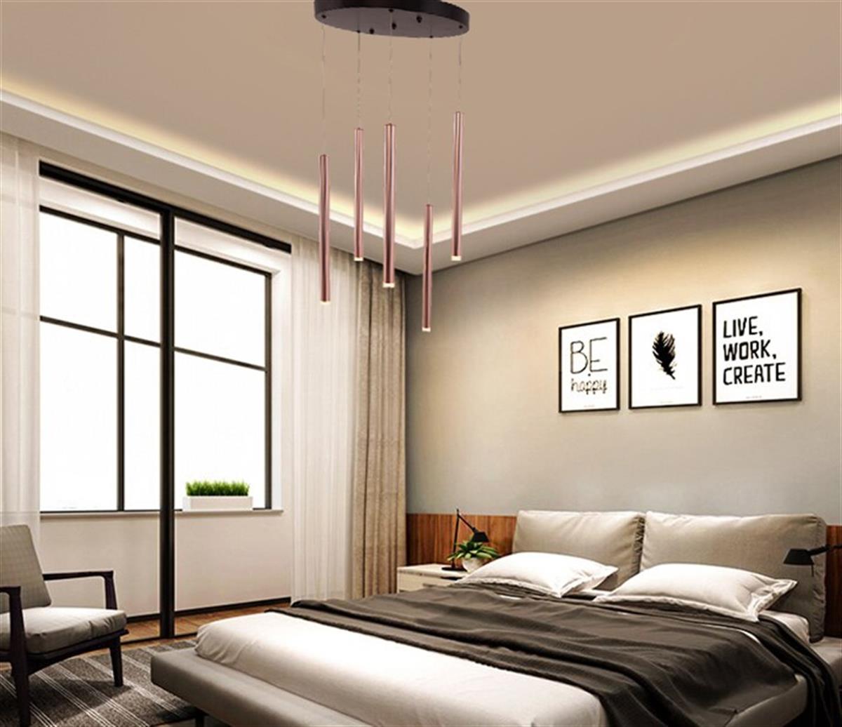 5'Lİ YUVARLAK BORU SARKIT,LED AYDINLATMA,DEKORATİF IŞIK
