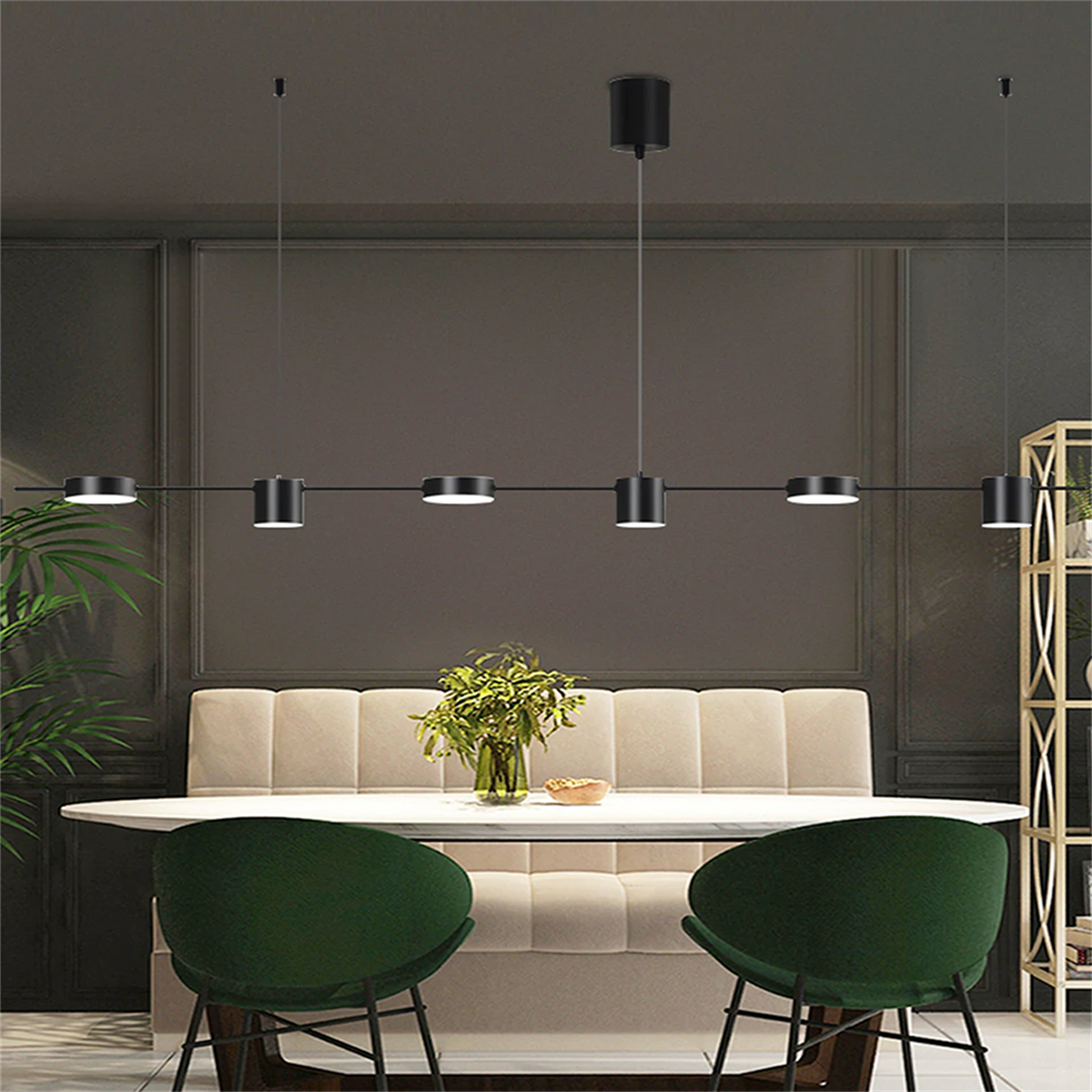 6'LI SPOT LED LAMBA,SARKIT AVİZE,MODERN AYDINLATMA,DEKORATİF IŞIK