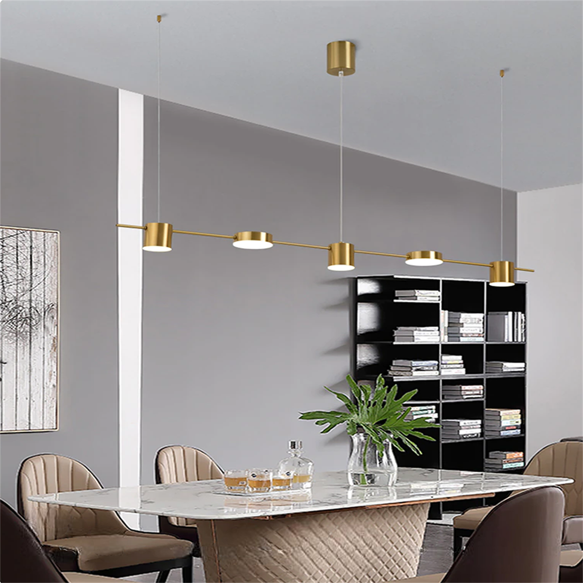 6'LI SPOT LED LAMBA,SARKIT AVİZE,MODERN AYDINLATMA,DEKORATİF IŞIK
