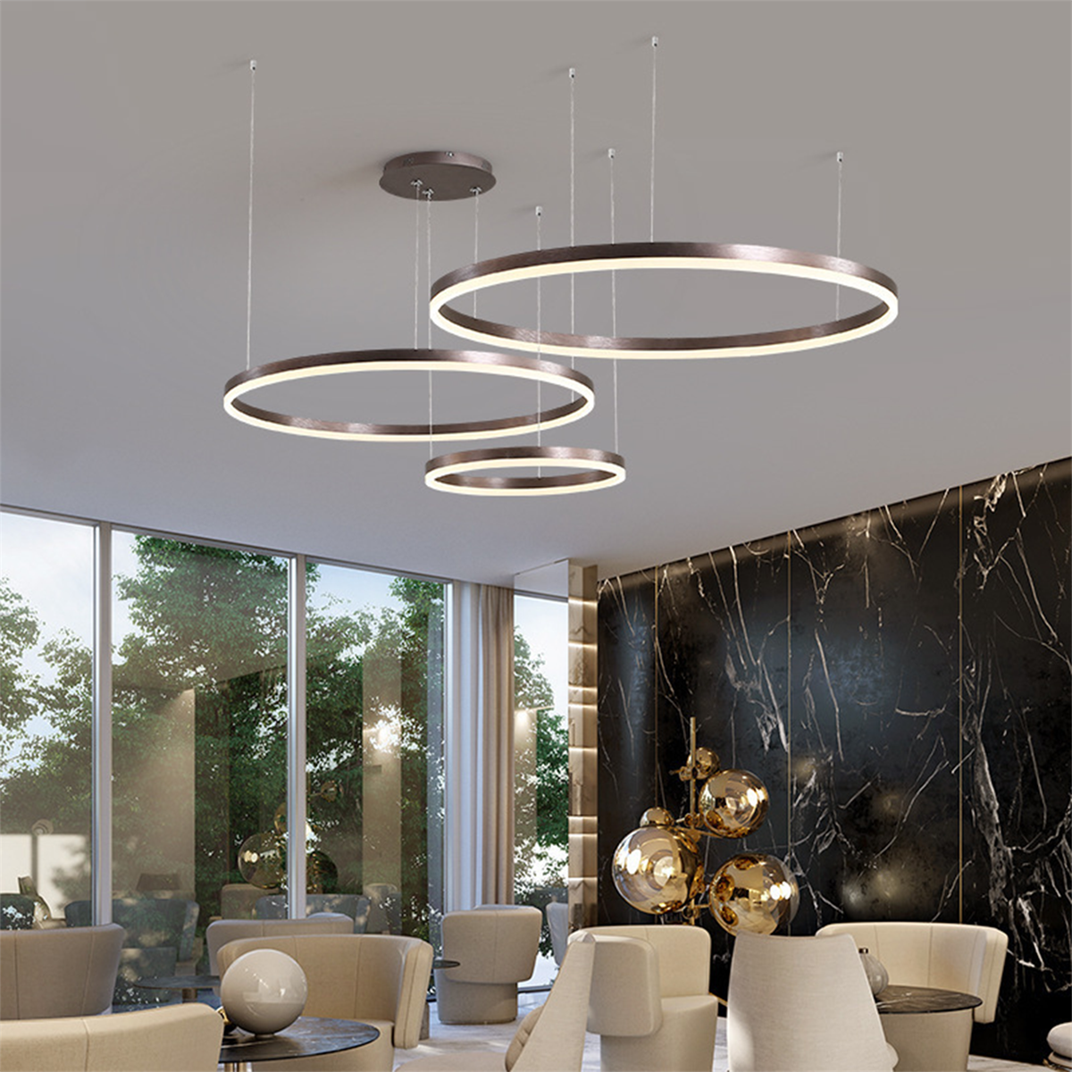 ÇEMBER(Ø40,60,80CM) LED LAMBA,YUVARLAK SARKIT AVİZE,MODERN AYDINLATMA,DEKORATİF IŞIK