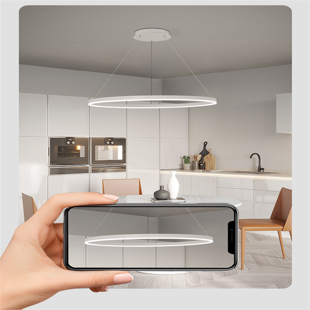 ÇEMBER(Ø40CM) LED LAMBA,YUVARLAK SARKIT AVİZE,MODERN AYDINLATMA,DEKORATİF IŞIK