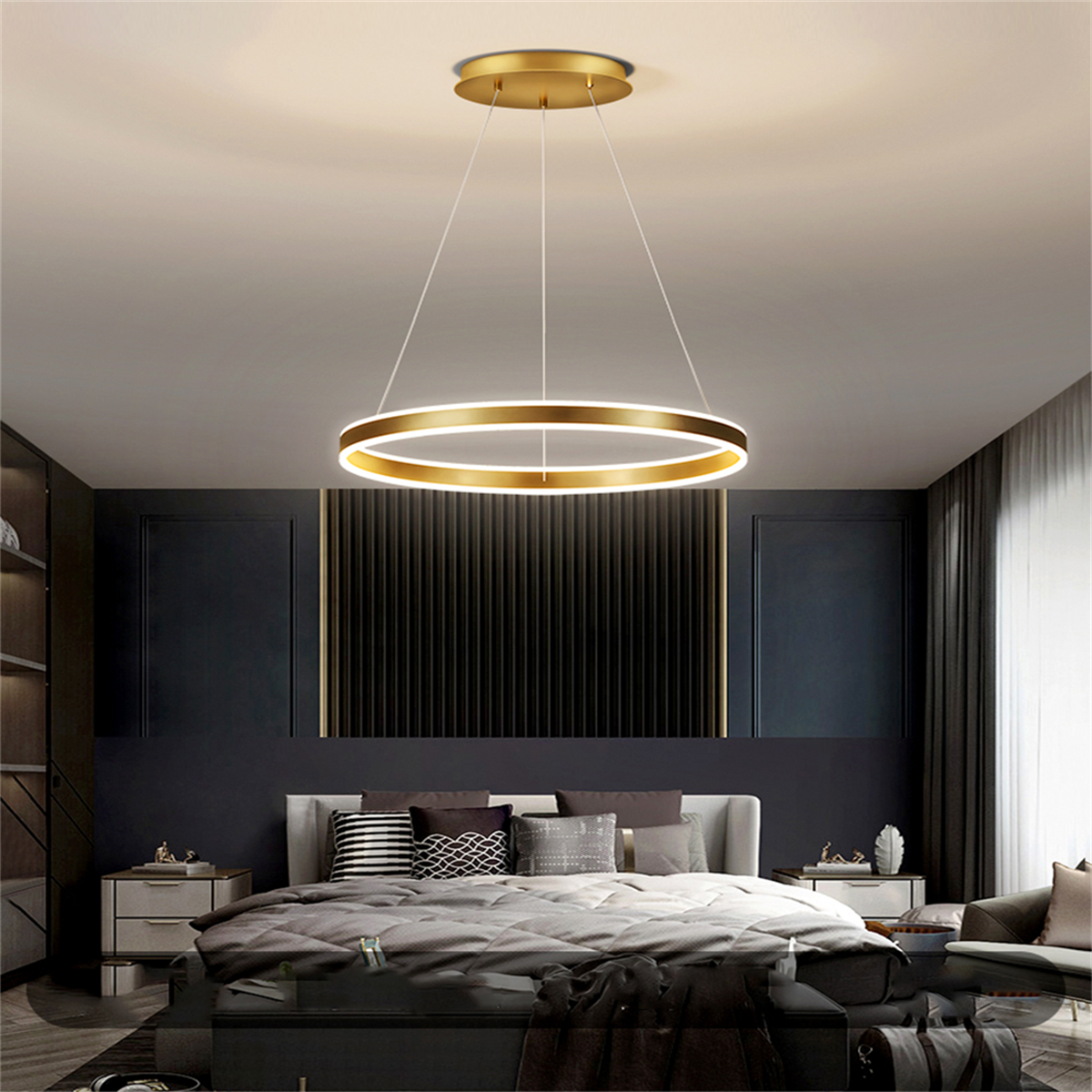 ÇEMBER(Ø55) LED LAMBA,YUVARLAK SARKIT AVİZE,MODERN AYDINLATMA,DEKORATİF IŞIK