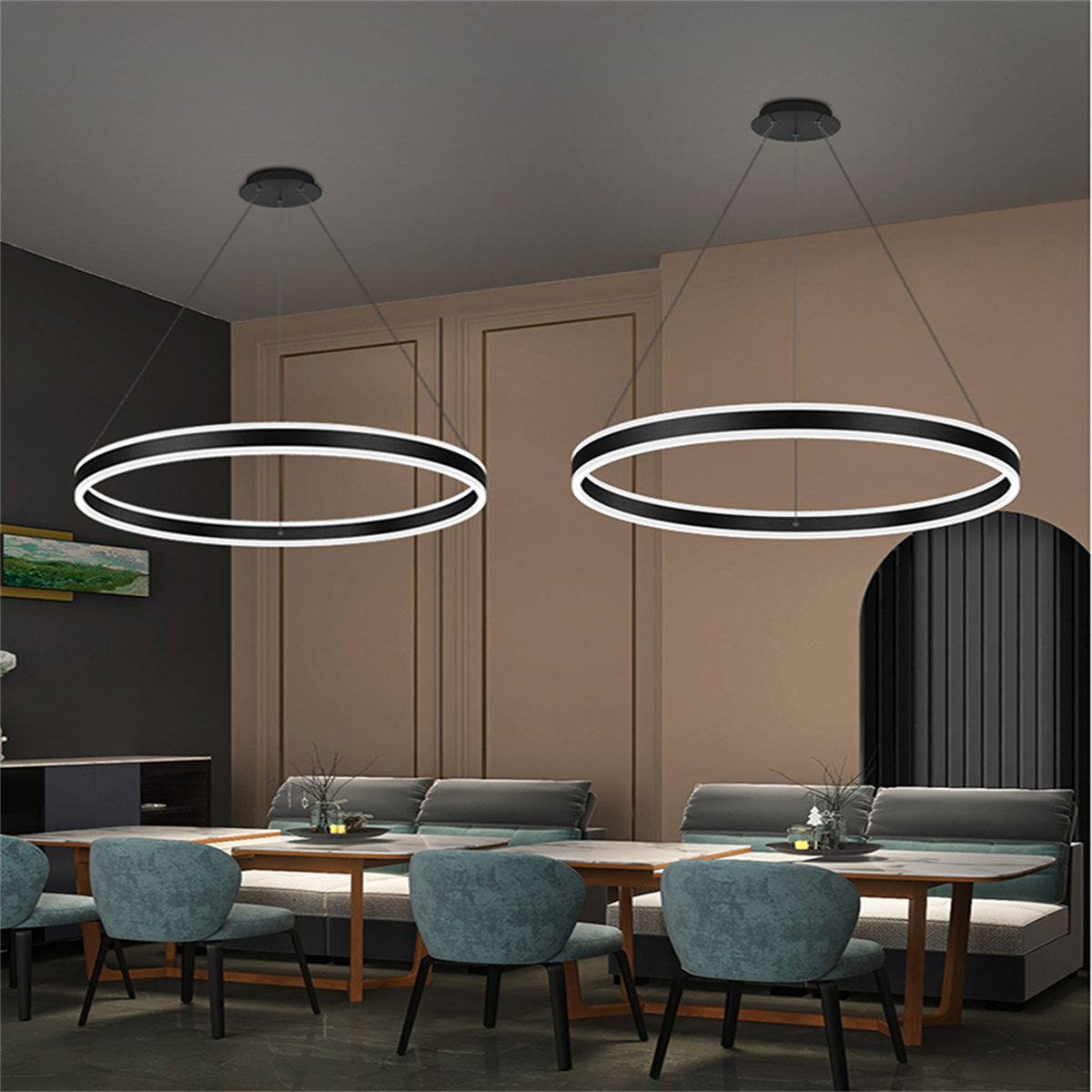 ÇEMBER(Ø55) LED LAMBA,YUVARLAK SARKIT AVİZE,MODERN AYDINLATMA,DEKORATİF IŞIK