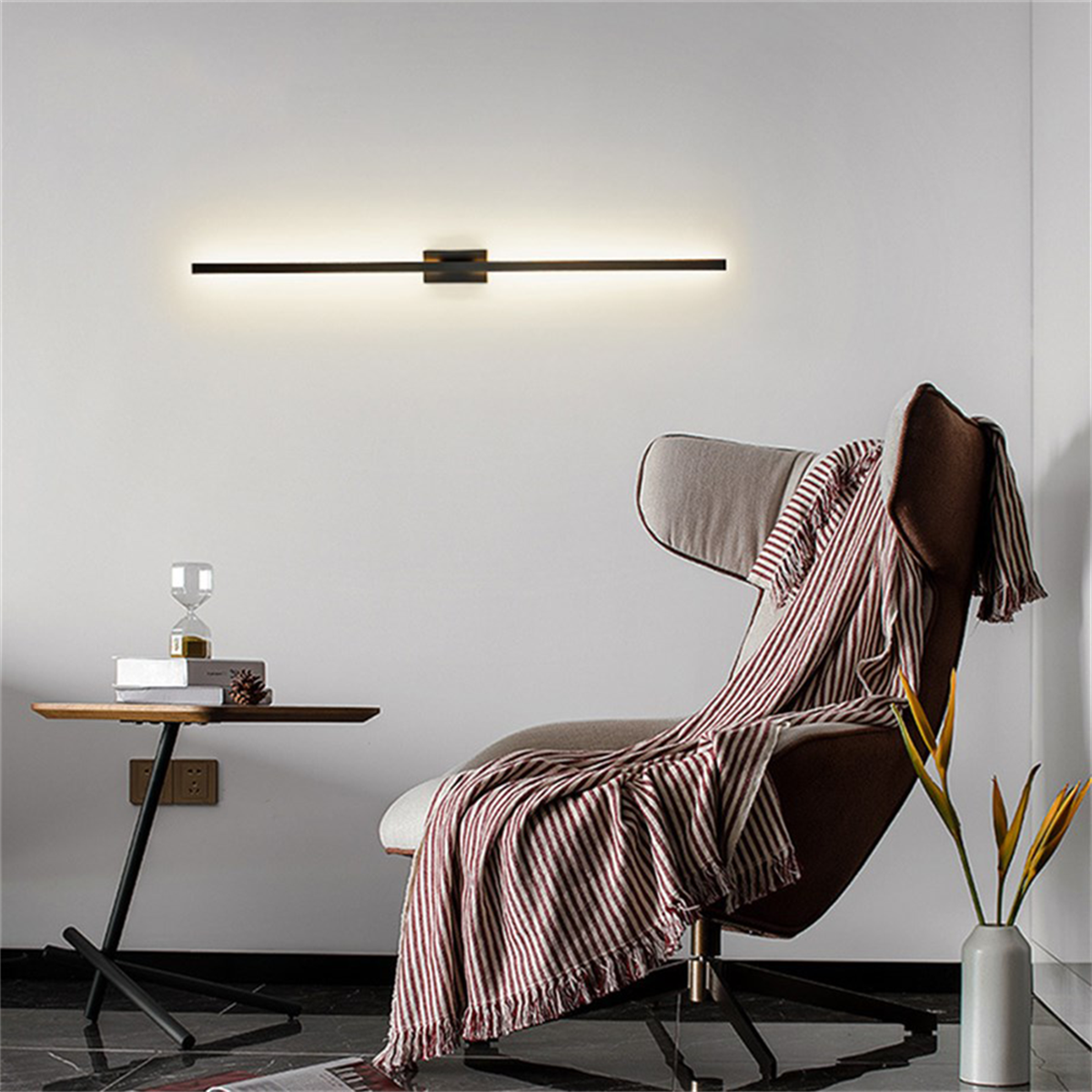 DUVAR AYDINLATMASI,ÇUBUK APLİK,LAMBA,MODERN LED 70 CM Q16MM
