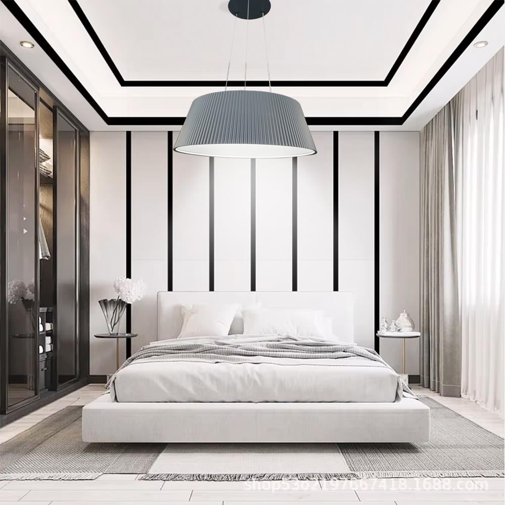 KUMANDALI MODERN LED ANTRASİT SARKIT AVİZE 3 IŞIK RENKLİ MODERN TAVAN LAMBASI 