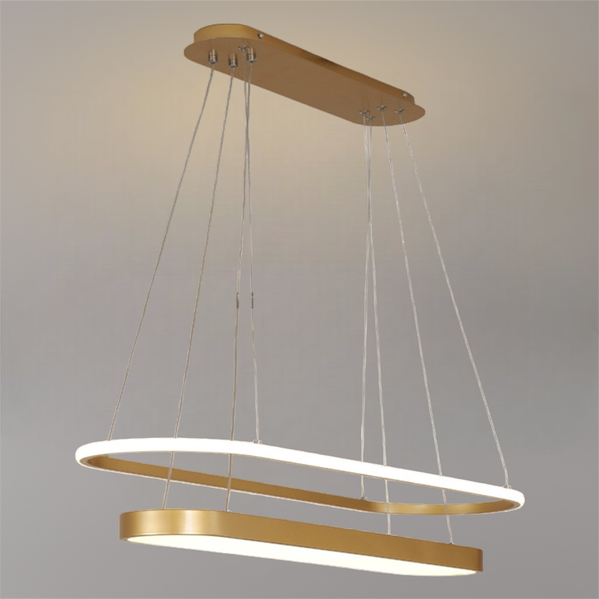 OVAL İÇİ OVAL LED LAMBA,SARKIT AVİZE,MODERN AYDINLATMA,DEKORATİF IŞIK