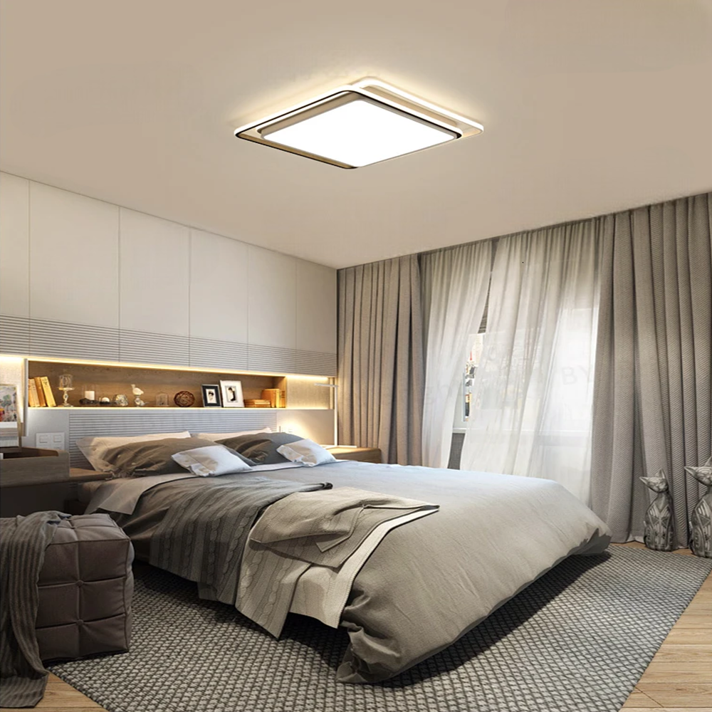 SARMAL KARE TAVAN LAMBASI,MODERN LED AYDINLATMA