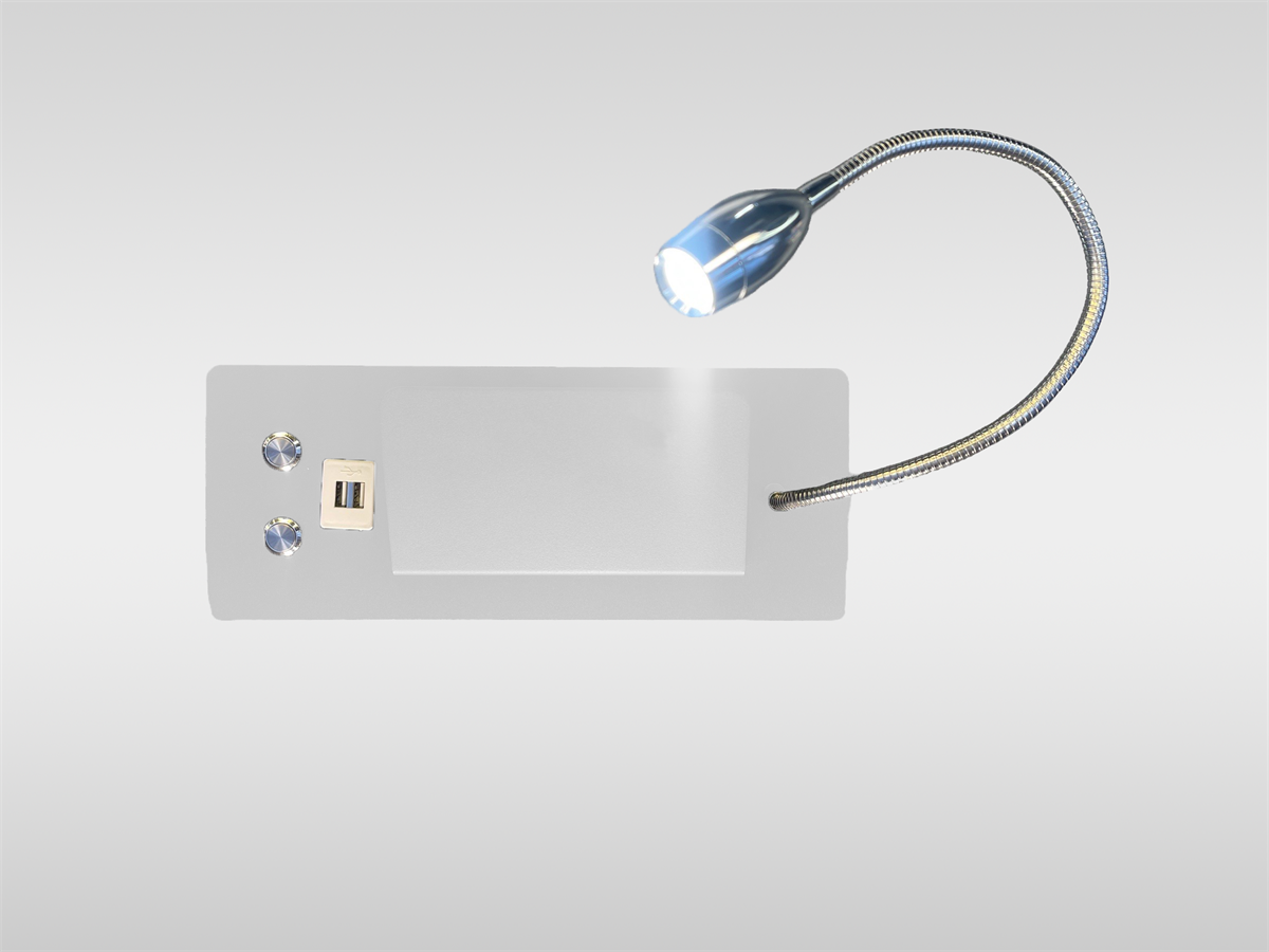 TELEFON,KİTAP TUTUCU,OKUMA LAMBASI,YATAK BAŞI APLİK,USB SARJ GİRİŞLİ SAĞ