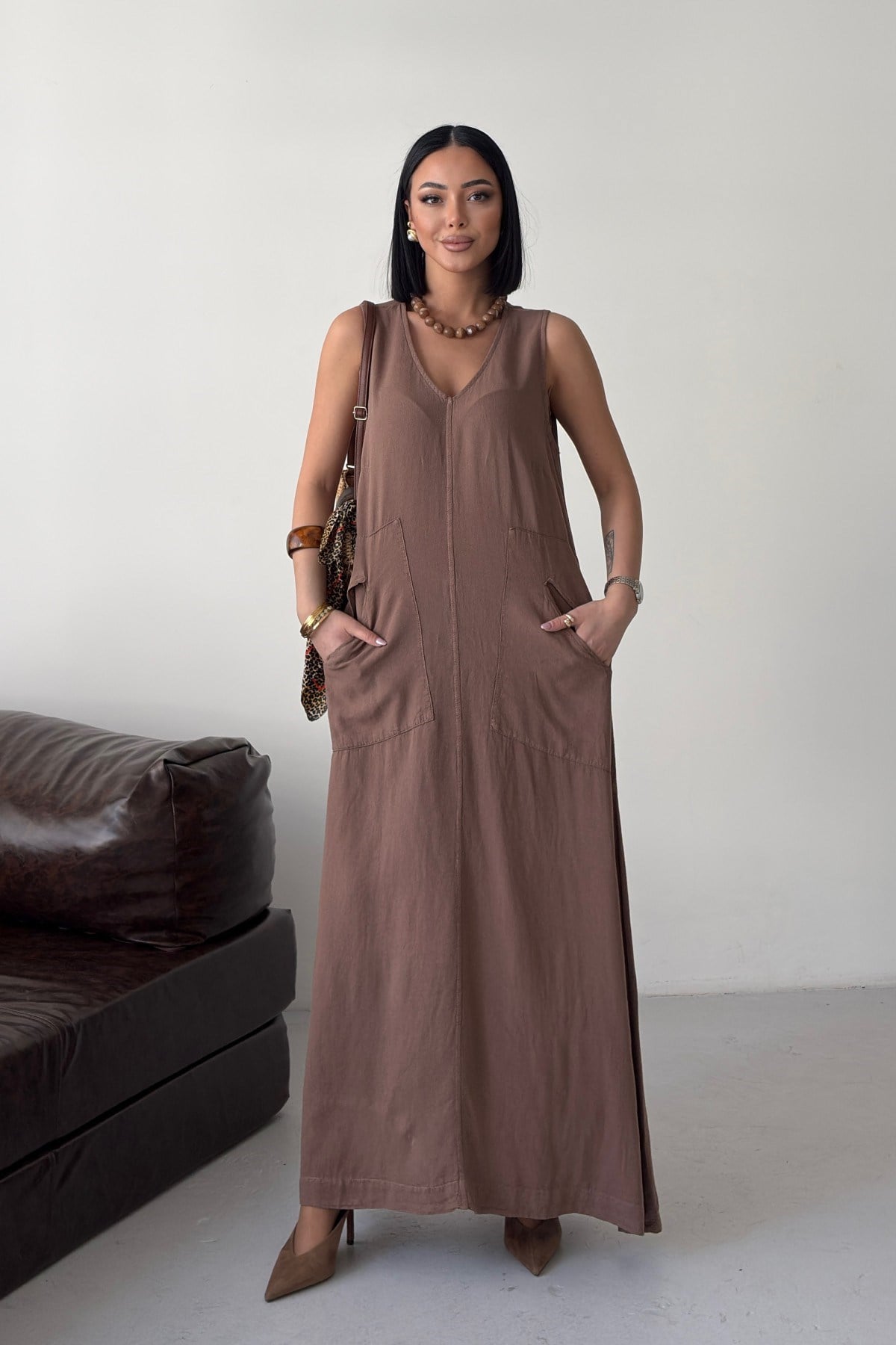Cepli Oversize Elbise HS3072