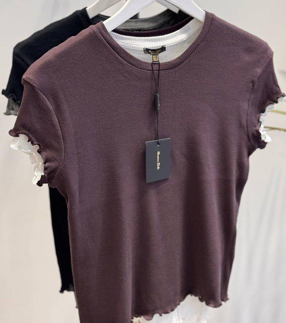 Çift Renkli M.D. Fitili Tişört