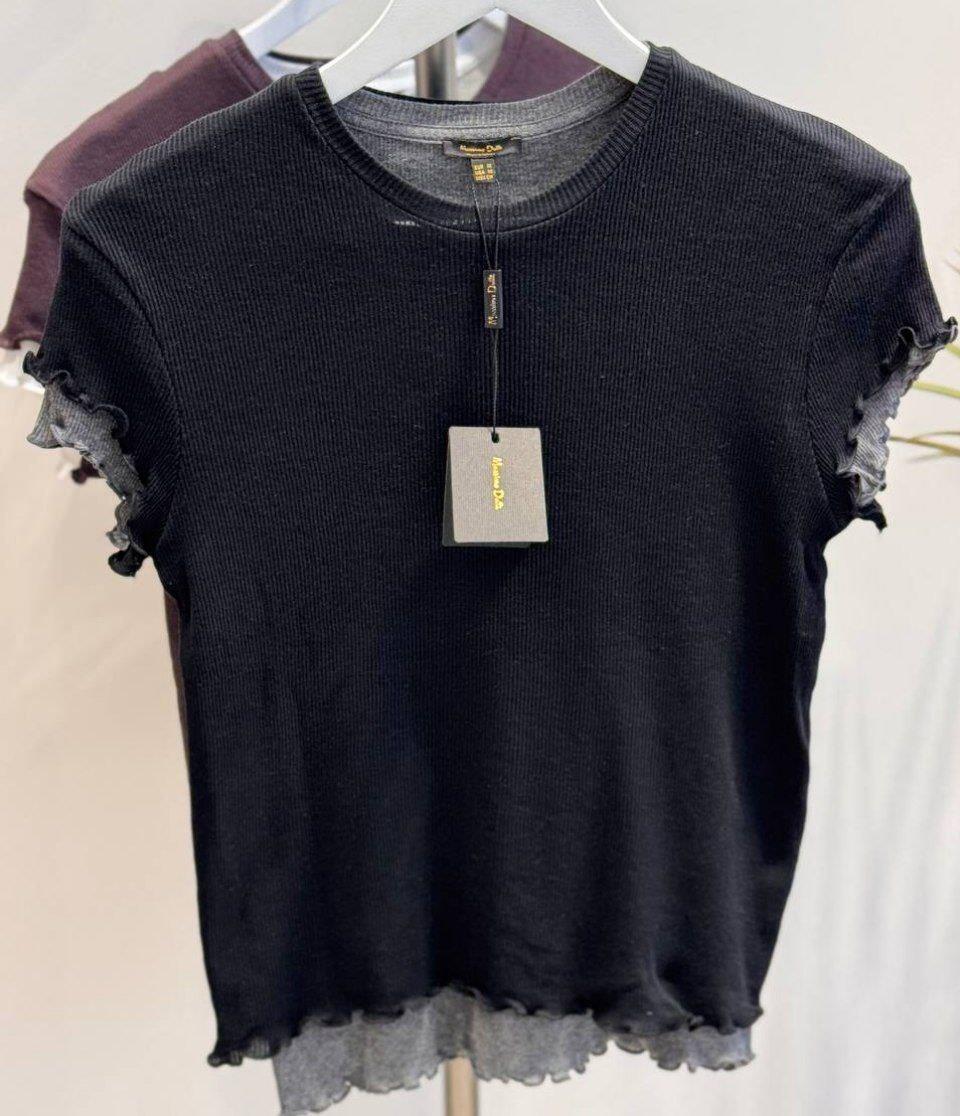 Çift Renkli M.D. Fitili Tişört